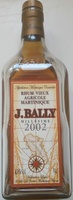 Rhum vieux agricole Martinique Millésime 2002
