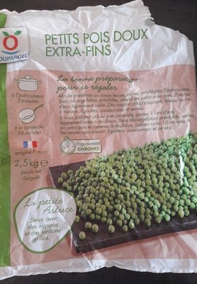 Petits pois doux extra fins