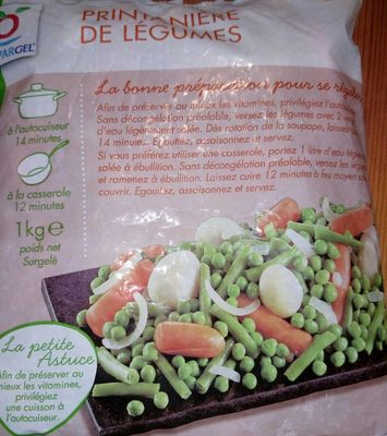 Printanière de légumes front packaging