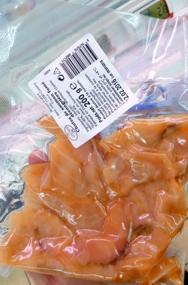 Chutes de saumon fumé front packaging