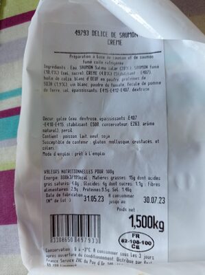 Délice de saumon à la crème