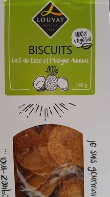 Biscuit lait de coco et mangue ananas