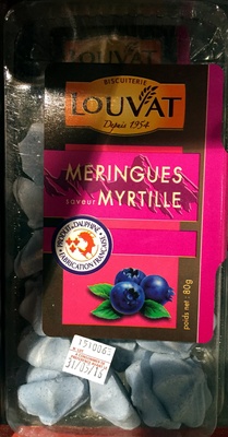 Meringues saveur myrtille