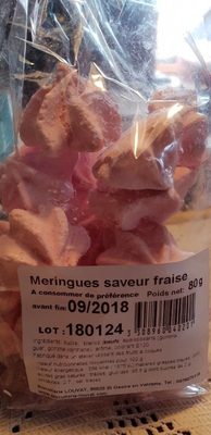 Meringues Saveur Fraise