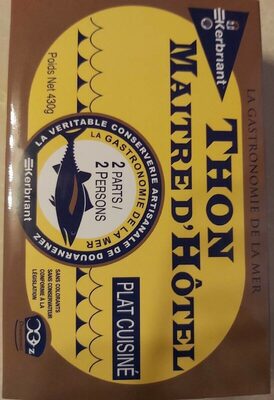 Thon maître d'hôtel front packaging