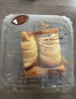 Bande feuilletée pomme