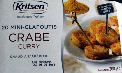 Mini Clafoutis Crabe Curry