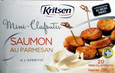 Apéri' Clafoutis au Saumon & Parmesan