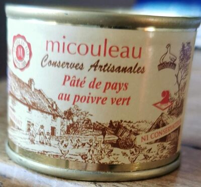 Pâté de pays au poivre vert