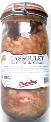 Cassoulet au confit de canard front packaging
