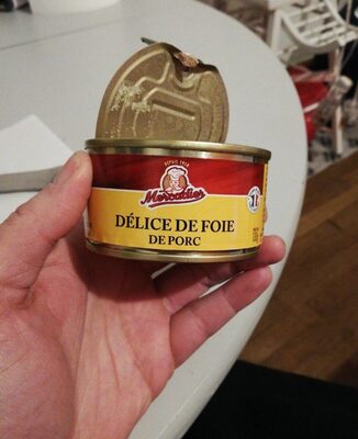 Délice de foie de porc front packaging
