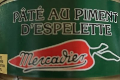 Pate au piment d'espelette