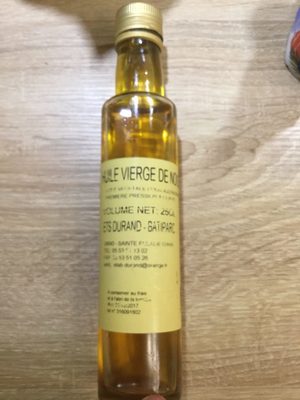 Huile vierge de noisette