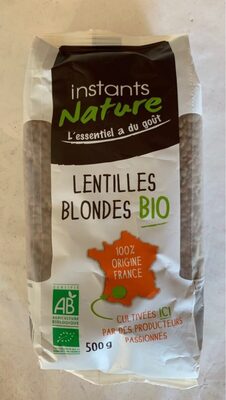 Lentilles blondes bio