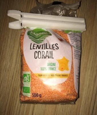 Lentilles corail