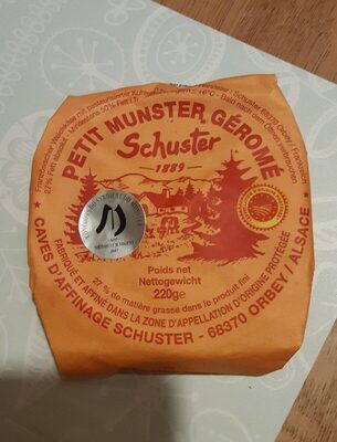 Petit Munster géromé front packaging