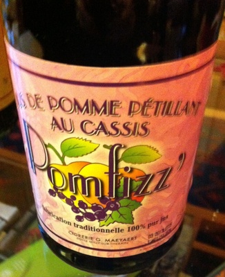 Jus de Pomme pétillant au cassis