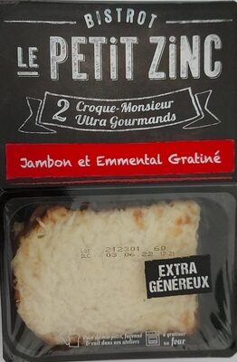 CM Le Petit Zinc Jambon Emmental Gratiné