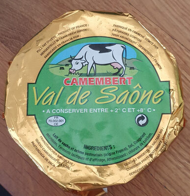 Camembert 45% Камамбер Валь де Саон front packaging