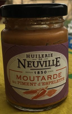 Moutarde piment d'espelette