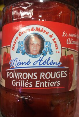 Poivrons rouges grillés entiers
