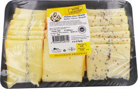 Plateau raclette lait cru/morbier/moutarde