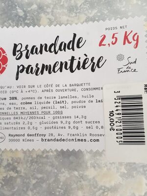 Brandade parmentiere