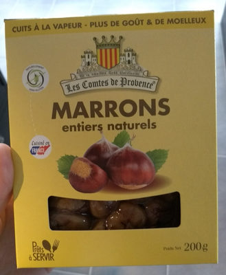 Marrons entiers naturels