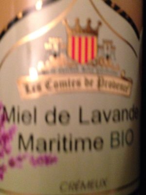 Miel de lavande maritime bio Crémeux