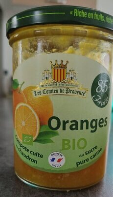 Compote d'orange bio