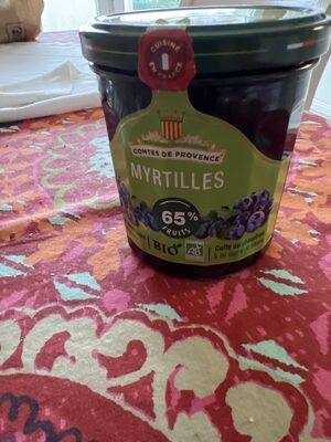 Confiture de Myrtille BIO 350g