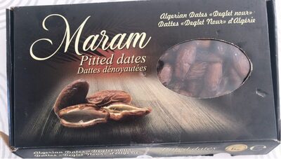 Dattes denoyautees front packaging