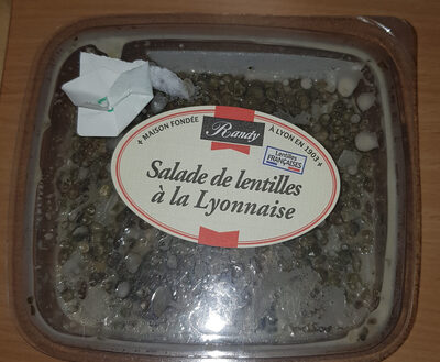 Salade de lentilles à la lyonnaise front packaging