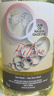 Jus de raisin gazeifie