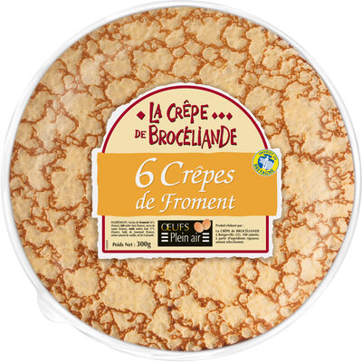 Crêpes de Froment aux Oeufs de Plein Air x 6