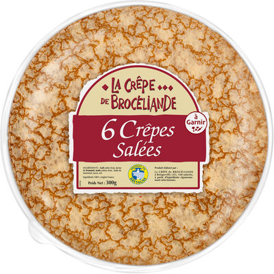 6 crepes salées