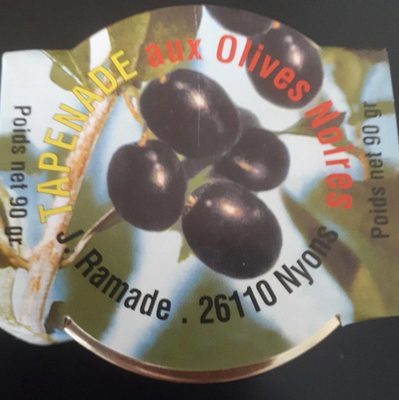 Tapenade aux olives noires front packaging
