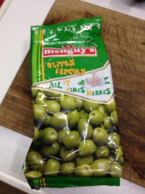 Olives Vertes Farcies Ail et Fines Herbes