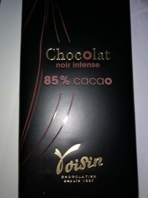 Chocolat noir intense 85%