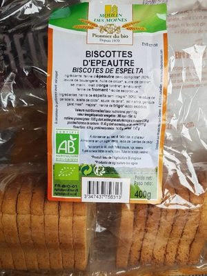 Biscottes d'epeautre