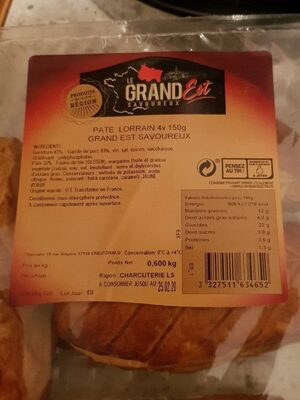 Pâté lorrain 4× 150g