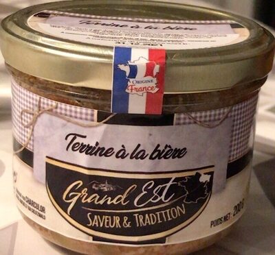 Terrine à la bière front packaging