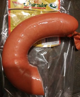 Saucisse de viande front packaging