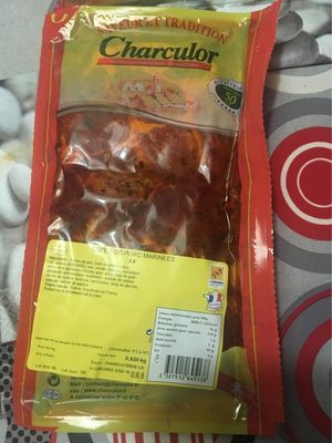 Cotes de porc marinee