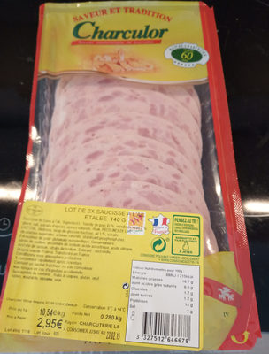 Saucisse à l'ail x2