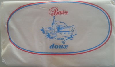 Beurre doux front packaging