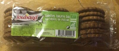 Galette beurre bio aux pepites de chocolat