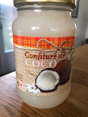 Confiture de coco front packaging