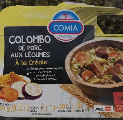 Colombo de porc aux legumes a la creole