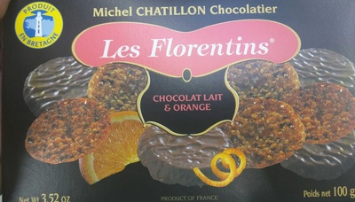 Les Florentins ® Chocolat lait et orange